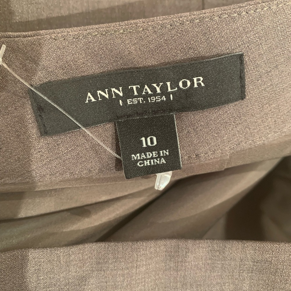 Ann Taylor Charcoal The Pencil Skirt In Bi Stretch - Picture 4 of 6